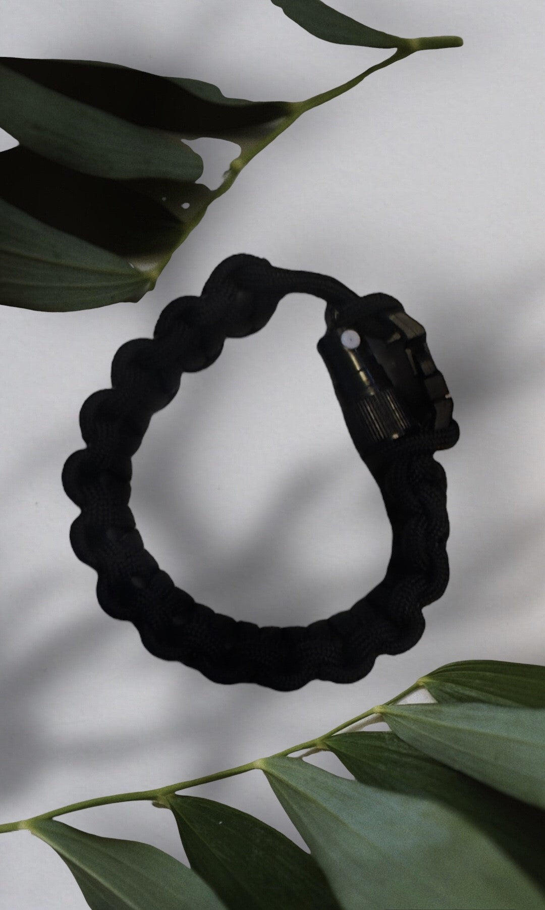 Refillable Fragrance Bracelet- Black (Athletic) -